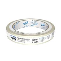 Fita Crepe Uso Geral Rolo 18mmx50m - Tekbond Fita Crepe Uso Geral Rolo 18mmx50m - Tekbond