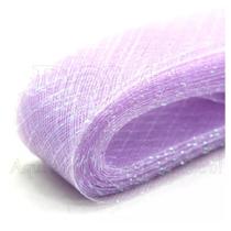 Fita crinol c/lurex 40mm cor lilás metro