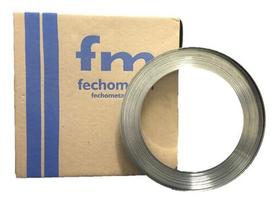 Fita De Aço Inox 304, Largura: 3/4'' X 0,5mm Rolo C/ 25m - Fechometal