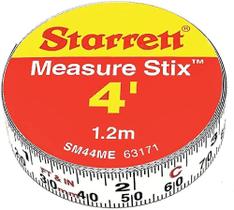 Fita De Aco Metrica Com Adesivo 1,2M Starrett Sm44Me Unic Un