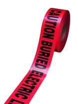 Fita de advertência 3M Buried Barricade Tape 303 Red 7,62 cm x 91,44 m
