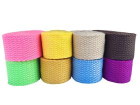 Fita de algodão 2 cm 22 m 8 cores, tira de gramatura média Fita de algodão 2 cm 22 m 8 cores, tira de gramatura média