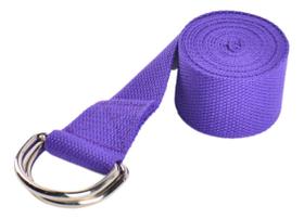 Fita De Alongamento Pilates, De Algodão Profissional Roxa