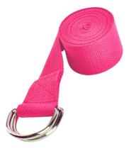 Fita De Alongamento Pilates De Algodão Profissional Vermelha 2 Metros