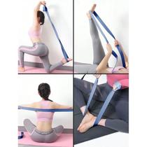 Fita De Alongamento Pilates Profissional 2 Metros 100% Algodão