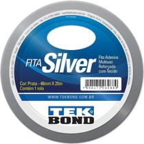 Fita de ALTA Resistencia Silver Prata 48MMX25M - Gna - Tekbond