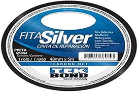 Fita De Alta Resistencia Silver Preta 48Mmx5M Fita De Alta Resistencia Silver Preta 48Mmx5M