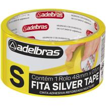 Fita de ALTA Resistencia Silver Tape Amarela 48MMX5M. - Adelbras