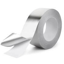Fita de alumínio Romeda, 5 cm x 50 m, prata, 0,1 mm de espessura, dutos HVAC Fita de alumínio Romeda, 5 cm x 50 m, prata, 0,1 mm de espessura, dutos HVAC