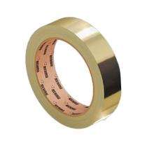 Fita de Borda PVC Metallic Dourada 64x0,40mm Rolo 20m