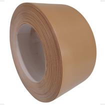 Fita De Borda Pvc Para Mdf Castanho Avelã Fosca 64mm X 5m Acabamento Moveis