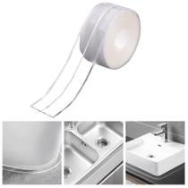 Fita de calafetagem Aqzfeuy Clear para cozinha e banheiro 3,8 cm x 3,2 m