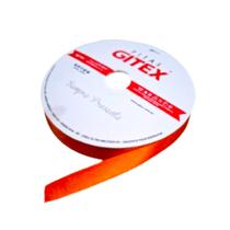 Fita de cetim 03 15mm c/50 mts cor 153 laranja cítrico peça Fita de cetim 03 15mm c/50 mts cor 153 laranja cítrico peça