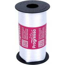 Fita de Cetim 07MM 100M Branco 201 Fita de Cetim 07MM 100M Branco 201