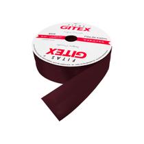 Fita de cetim 09 38mm c/50 mts 216 borgonha peça