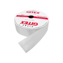 Fita de cetim 09 38mm c/ 50 mts cor 101 branco peça