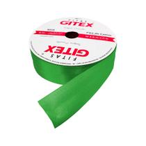 Fita de cetim 09 38mm c/50 mts cor 123 verde bandeira peça Fita de cetim 09 38mm c/50 mts cor 123 verde bandeira peça