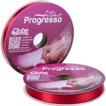 Fita de Cetim 15MM 50M Vermelho 209