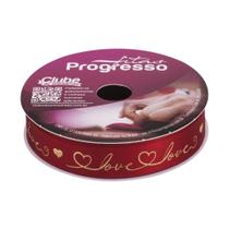 Fita de Cetim 15mm - Rolo com 10 metros Cor do pacote:Love