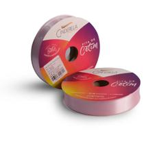 Fita de Cetim 22MM 50M. Rosa