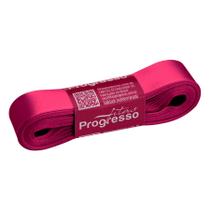 Fita de Cetim 22mm nº5 - 10m Cor 2055 Rosa Amaranto - 1 unidade - Fitas Progresso - Rizzo