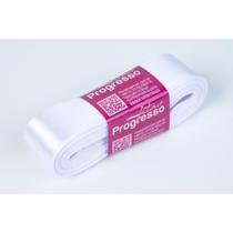 Fita de Cetim 30 MM X 10 Metros Branco 201 Fita de Cetim 30 MM X 10 Metros Branco 201