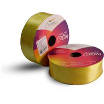 Fita de Cetim 38MM 50M. Amarelo Canario