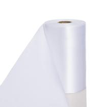 Fita de cetim ATRBB 10 cm de largura branca 25 m de comprimento