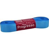 Fita de Cetim Azul Médio 15MM X 10M Pacote com 1