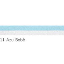 Fita de Cetim Bicolor N 1 7mmx10m Najar - Azul Bebê