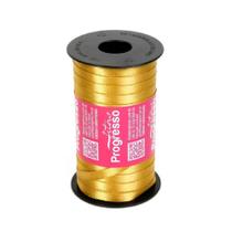 Fita de Cetim Carretel 4mm nº00 100m Cor 1353 Dourado - 1un