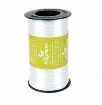 Fita de Cetim Carretel Progresso 4mm nº00 - 100m Cor 201 Branco - 01 unidade Fita de Cetim Carretel Progresso 4mm nº00 - 100m Cor 201 Branco - 01 unidade