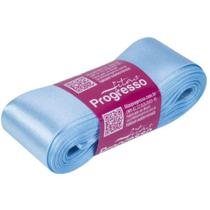 Fita de Cetim CF009 38mmX10m Azul Bebê 212 Progresso - Fitas Progresso Fita de Cetim CF009 38mmX10m Azul Bebê 212 Progresso - Fitas Progresso