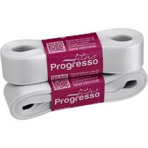 Fita de Cetim Cinza Claro 22MM X 10M Pacote com 1 Fita de Cetim Cinza Claro 22MM X 10M Pacote com 1