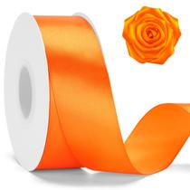 Fita de cetim KINGLAKE Laranja 1,5 cm x 100 m poliéster Fita de cetim KINGLAKE Laranja 1,5 cm x 100 m poliéster