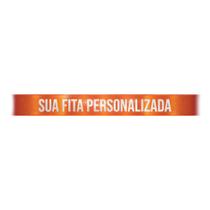 Fita de Cetim Personalizada CFS002 - 10mm X 45metros - Laranja 066 - 01 Unidade - Progresso - Rizzo