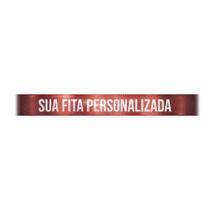 Fita de Cetim Personalizada CFS002 - 10mm X 45metros - Marrom Terra 1383 - 01 Unidade - Progresso - Rizzo