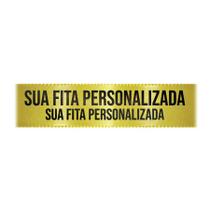 Fita de Cetim Personalizada CFS007 - 30mm X 45metros - Amarelo Canário 242 - 01 Unidade - Progresso - Rizzo