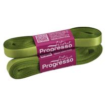 Fita de Cetim Progresso 10mm - Nº 2 c/ 10 metros - Verde Folha Fita de Cetim Progresso 10mm - Nº 2 c/ 10 metros - Verde Folha
