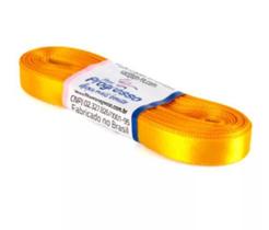 Fita de Cetim Progresso 10mm nº2 - 10m Cor 038 Amarelo Ouro - 01 unidade