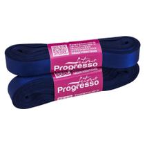 Fita de Cetim Progresso 15mm - Nº 3 c/ 10 metros - Azul Bic Fita de Cetim Progresso 15mm - Nº 3 c/ 10 metros - Azul Bic