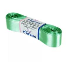 Fita de Cetim Progresso 22mm nº5 - 10m Cor 232 Verde Menta - 01 unidade Fita de Cetim Progresso 22mm nº5 - 10m Cor 232 Verde Menta - 01 unidade