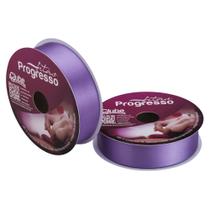 Fita de Cetim Progresso 30mm 50 Mts Lilás Lavanda 356 Fita de Cetim Progresso 30mm 50 Mts Lilás Lavanda 356