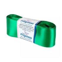 Fita de Cetim Progresso 38mm nº9 10m 217 Verde Bandeira 1un Fita de Cetim Progresso 38mm nº9 10m 217 Verde Bandeira 1un