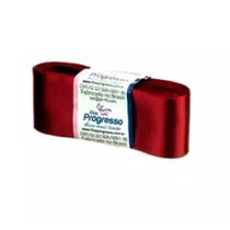 Fita de Cetim Progresso 38mm nº9 - 10m Cor 389 Vinho - 1un Fita de Cetim Progresso 38mm nº9 - 10m Cor 389 Vinho - 1un
