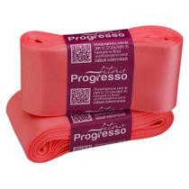Fita de Cetim Progresso 50mm - Nº 12 c/ 10 metros - Rosa Pétala