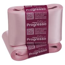 Fita de Cetim Progresso 70mm - Nº 22 c/ 10 metros - Rosa Claro