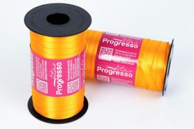 Fita de Cetim Progresso 7mm 100 Mts Amarelo Ouro 038 Fita de Cetim Progresso 7mm 100 Mts Amarelo Ouro 038
