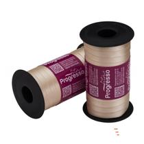 Fita de Cetim Progresso 7mm 100 Mts Bege 236 Fita de Cetim Progresso 7mm 100 Mts Bege 236