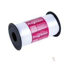 Fita de Cetim Progresso 7mm 100 Mts Branco 201 Fita de Cetim Progresso 7mm 100 Mts Branco 201